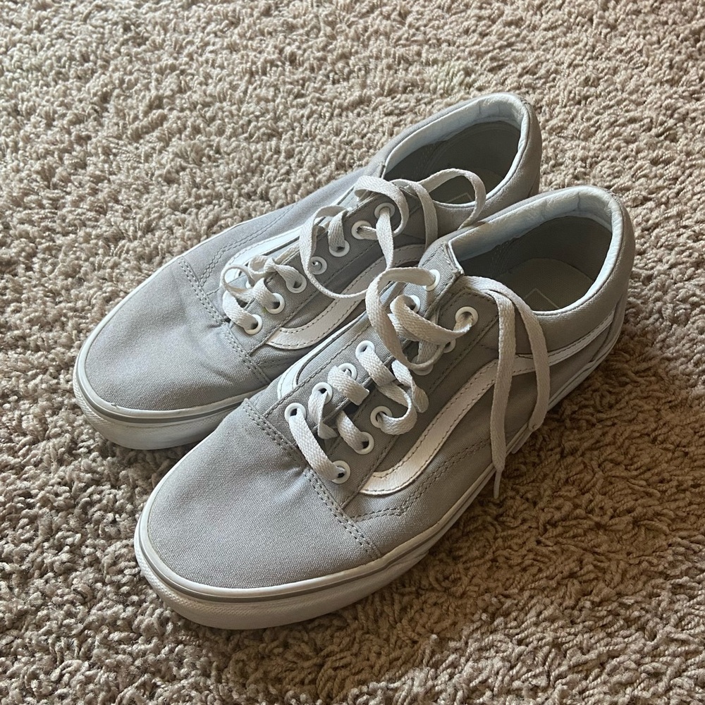 Grey Old Skool Vans